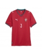 Ženske Nogometnih dresov Portugalska Ruben Dias #3 Domači SP 2026 Kratki rokavi